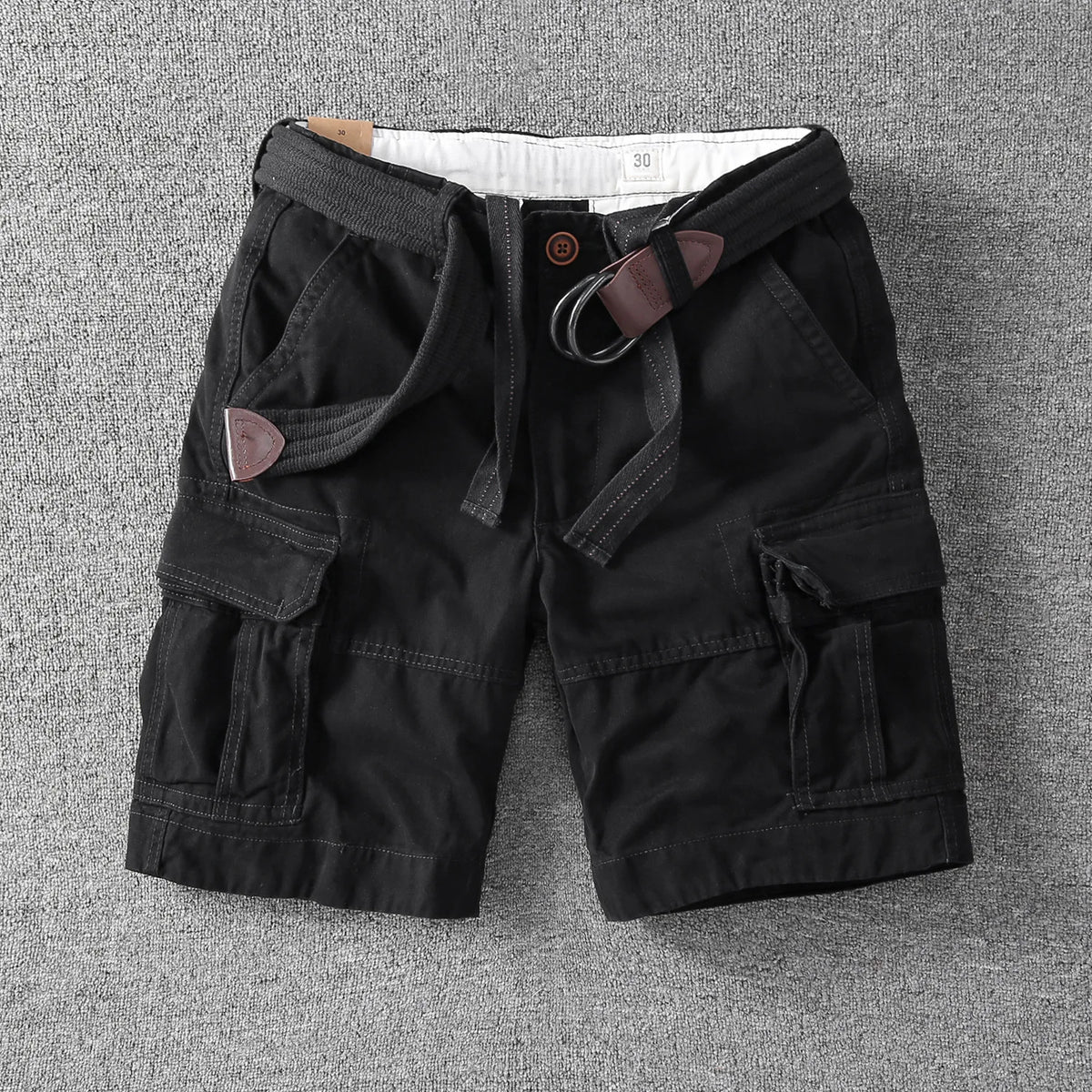 2026 New men's outdoor fashion leisure sports multi-pocket cargo shorts fans color cotton goods beach summer spring shorts