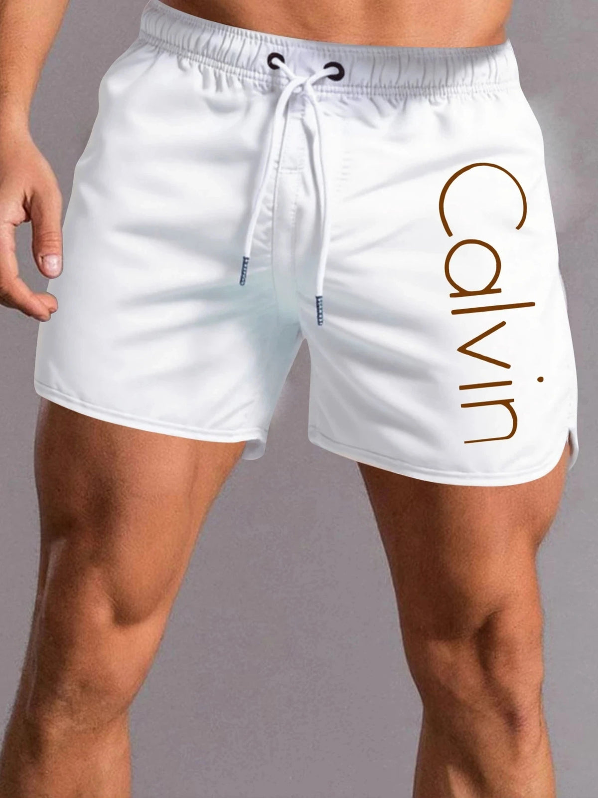 2026 New Men's Beach Printed Shorts, Summer Fashion Men's Casual Sports Running Shorts