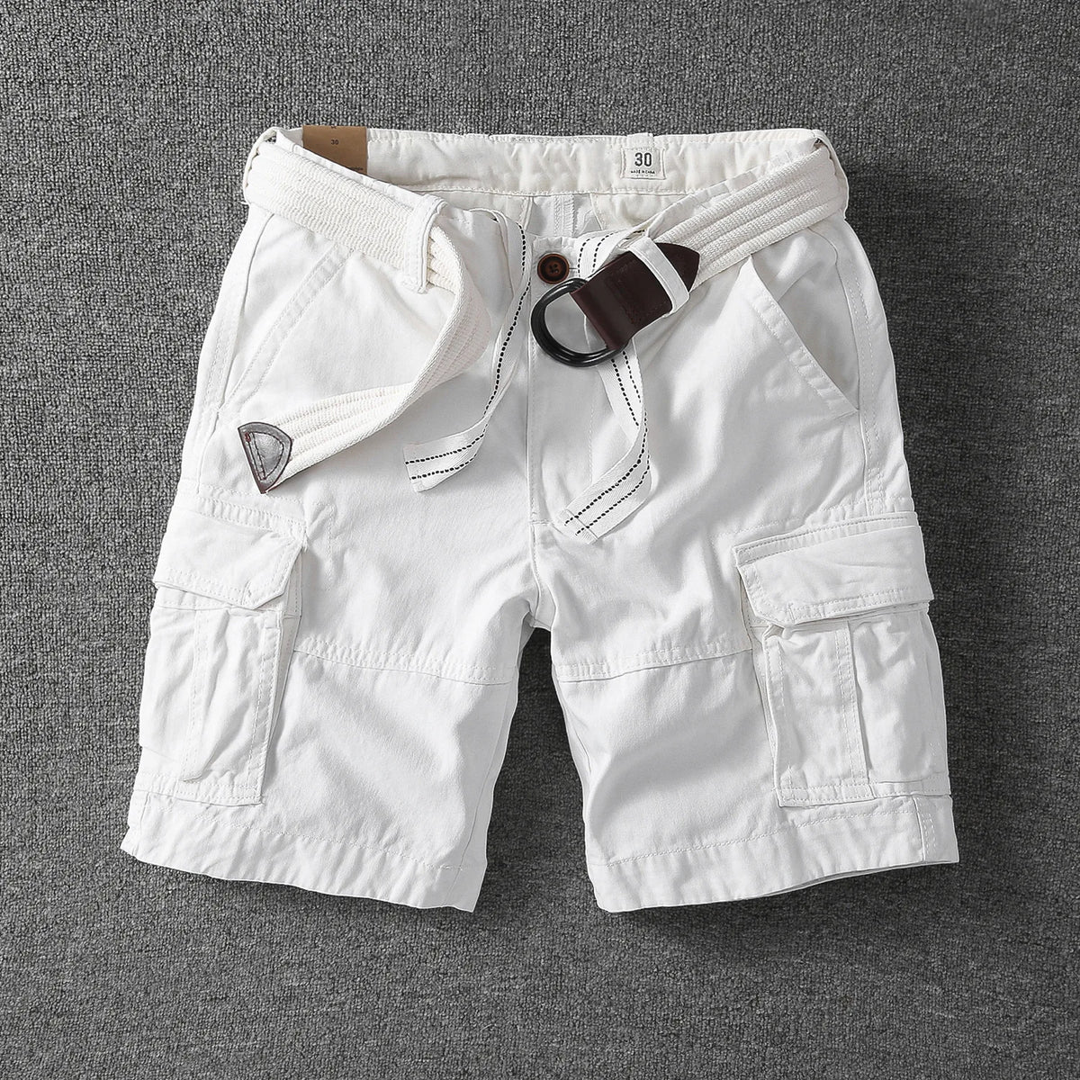 2026 New men's outdoor fashion leisure sports multi-pocket cargo shorts fans color cotton goods beach summer spring shorts